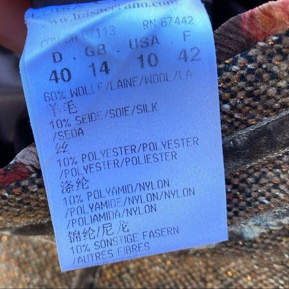 Vintage Luisa Cerano Wool Blend Skirt - Picture 8 of 9